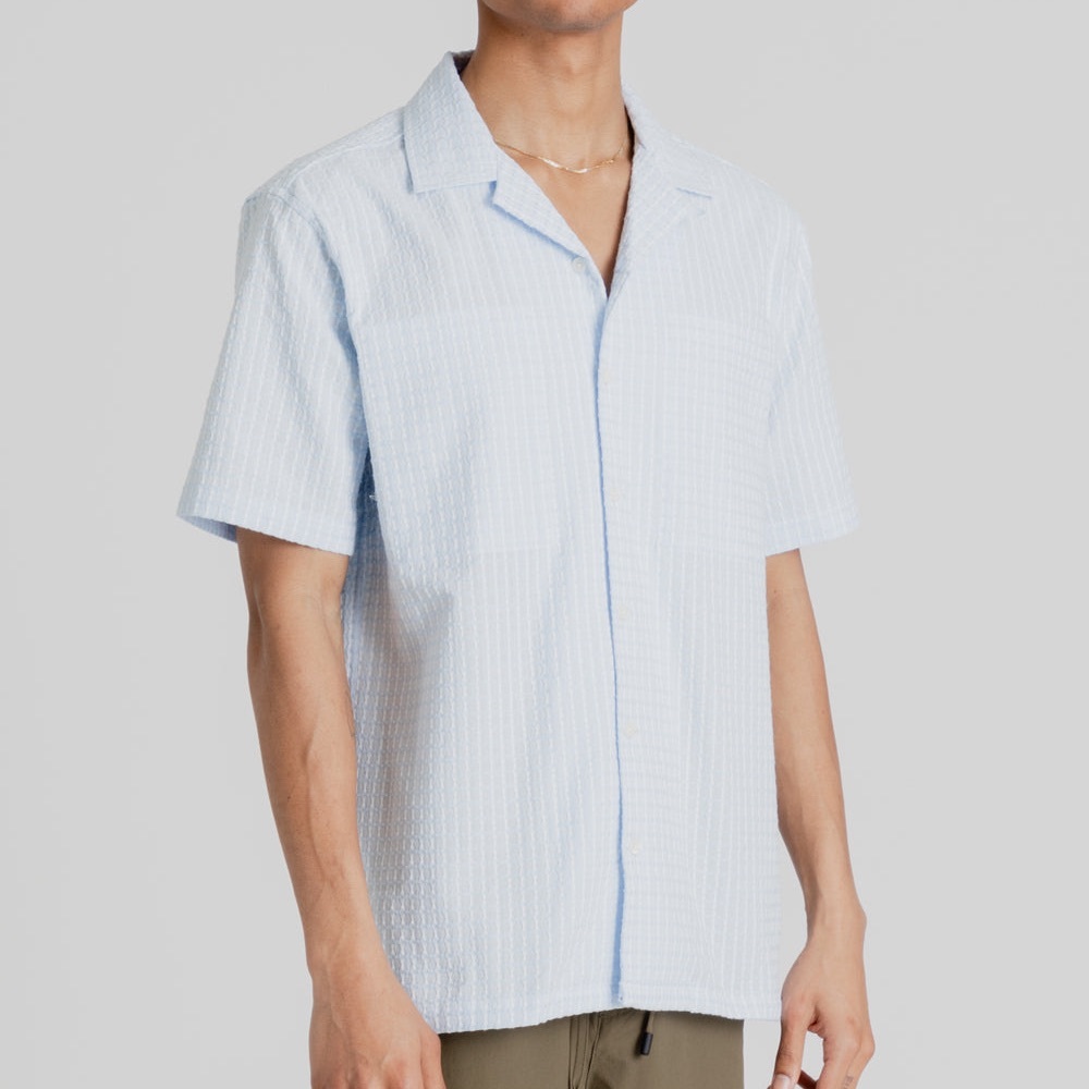 KESTIN Eyemouth Shirt - Sky Blue Men’s